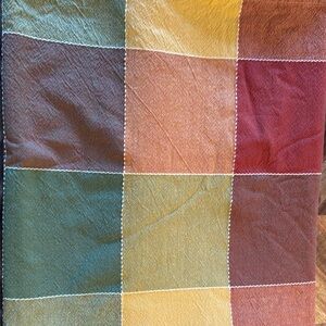 50 X 70 Colorful Patchwork Quilt Linen Tablecloth